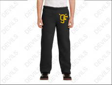 Open Bottom Fleece Sweat Pants