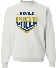 OFHS Cheerleader White Crewneck Sweatshirt