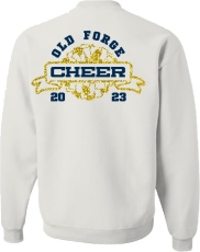 OFHS Cheerleader White Crew Neck Sweatshirt