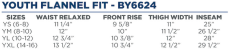 Youth Size Chart