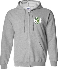 All Saints Academy Full Zip Fleece Hooded Sweatshirt