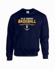 Blue Devils Baseball Fleece Crew Neck Pullover Sweatshirt