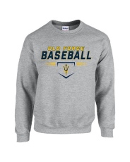 Blue Devils Baseball Fleece Crew Neck Pullover Sweatshirt