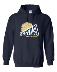 Old Forge High School Cheerleading Megaphone Logo Hoodie