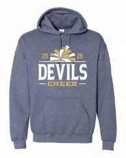 Old Forge High School Cheerleading Pom Logo Hoodie