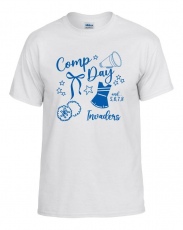 WEST SCRANTON JR INVADERS COMPETITION SHORT SLEEVE T-SHIRT,WHITE