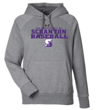 University of Scranton Baseball  UA Rival Fleece Hooded Sweatshirt Pullover