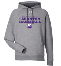 University of Scranton Baseball  UA Rival Fleece Hooded Sweatshirt Pullover