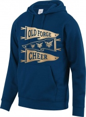 OLD FORGE HIGH SCHOOL CHEERLEADING PULLOVER FLEECE HOODED SWEATSHIRT
