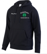 PAINTED PONIES HOODED FLEECE PULLOVER SWEAT SHIRT