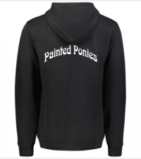 PAINTED PONIES HOODED FLEECE PULLOVER SWEAT SHIRT