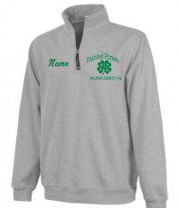 PAINTED PONIES QUARTER ZIP SWEATSHIRT